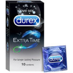 durex extra time condom, 10 pcs