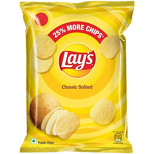 lay's classic salted potato chips (48g)