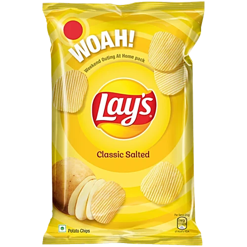 lay's classic salted potato chips (67g)