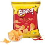 bingo! original style chilli sprinkled potato chips, 85 g