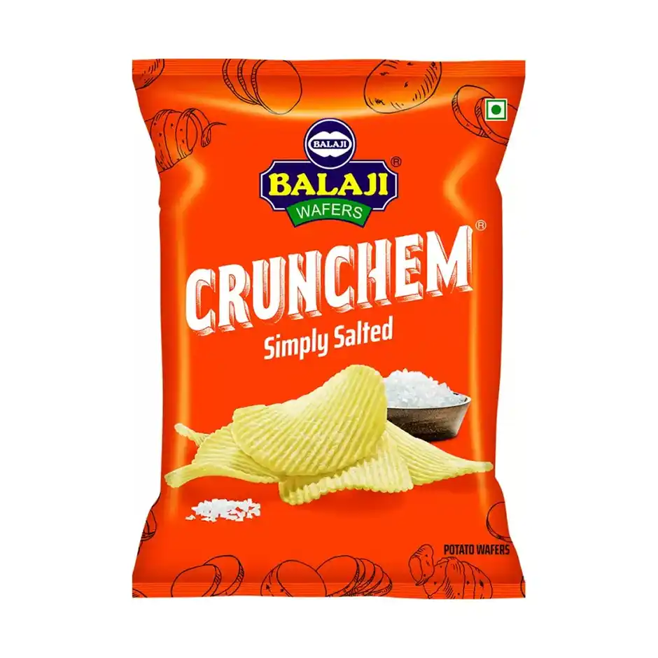 balaji simply salted chips | lightly salted crunch