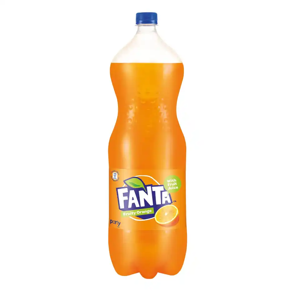 fanta orange flavoured soft drink | carbonated beverage