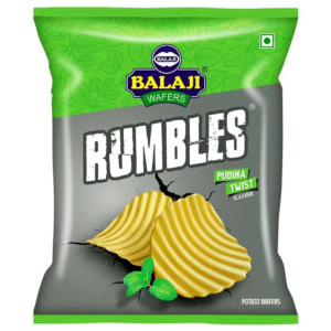 balaji rumbles pudina twist wafers (135g)