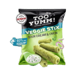 too yumm! sour cream & onion veggie stix, 75 g