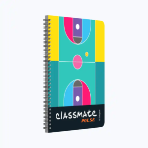 classmate pulse spiral notebook size (24 x 18 cm), 302 pages, unruled assorted
