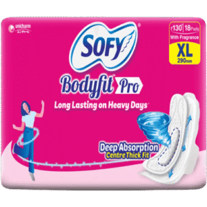 sofy bodyfit pro sanitary pads| deep absorption | 230mm or 290mm | 18 pcs