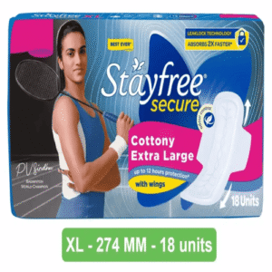 stayfree secure sanitary pads | xl | 18 pcs