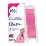 veet professional waxing strips kit for normal skin | 8 strips