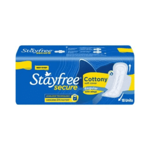 stayfree secure regular sanitary pads (18 pcs)