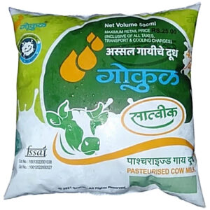 gokul 10 mins gokul cow milk, 500 ml pouch